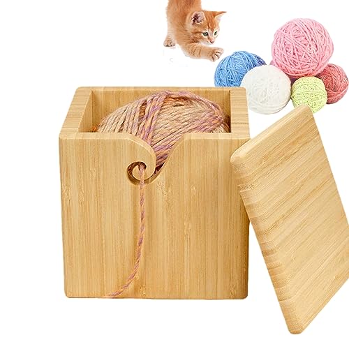 RoseFlower Garnschale aus Holz, Multifunktionale Portable Handgefertigte Garn-Aufbewahrungsschüssel mit Abnehmbarem Deckel und Geschnitzten Löchern für Stricken Häkeln Für Heim- Und Nähfans-19.5cm RoseFlower Garnschale aus Holz, Multifunktionale Portable Handgefertigte Garn-Aufbewahrungsschüssel mit Abnehmbarem Deckel und Geschnitzten Löchern für Stricken Häkeln Für Heim- Und Nähfans-19.5cm von RoseFlower