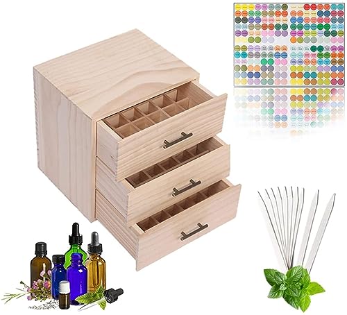 RoseFlower Bambus Ätherisches Öl Organisator Behälter Duftöle Display Ständer, 90 Löcher Aufbewahrungsboxen Raumdüftezubehör Koffer für Nagellack, Duftöle, Kosmetik, Duftöldiffusoren und Lippenstift RoseFlower Bambus Ätherisches Öl Organisator Behälter Duftöle Display Ständer, 90 Löcher Aufbewahrungsboxen Raumdüftezubehör Koffer für Nagellack, Duftöle, Kosmetik, Duftöldiffusoren und Lippenstift von RoseFlower