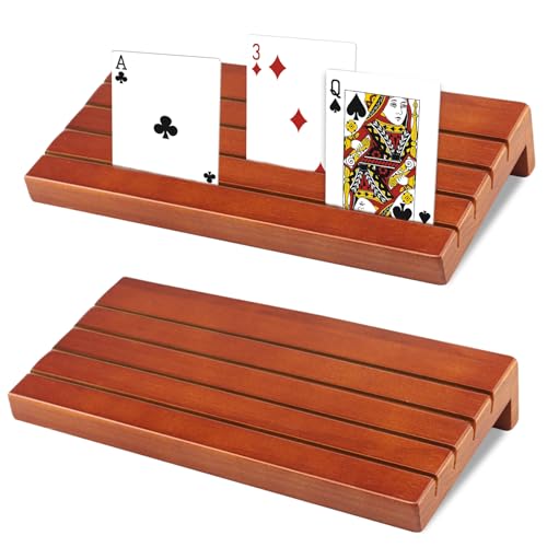 Roselee Kartenhalter Kinder, 2 Stück Kartenhalter Spielkarten Freisprech Hochwertiger Kartenhalter mit Filzstreifen Unterstützung beim Spielabend für Senioren und Kinder Roselee Kartenhalter Kinder, 2 Stück Kartenhalter Spielkarten Freisprech Hochwertiger Kartenhalter mit Filzstreifen Unterstützung beim Spielabend für Senioren und Kinder von Roselee