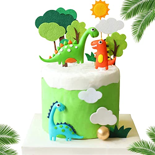 Dino Tortendeko, Dinosaurier Alles Gute zum Geburtstag Cake Topper, tortendeko dinosaurier, Dinosaurier Geburtstag Kuchen Dinosaurier Kuchenaufsatz Tortendeko Kuchen Topper für Kinder Junge von RoserRose