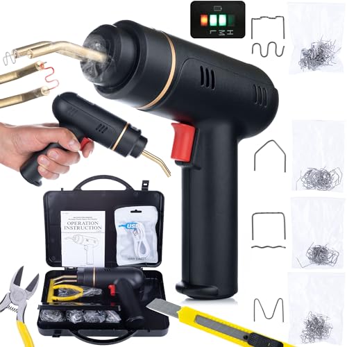 Rosfix Black Killer RBK200W – Kunststoffheftklammer | 5000mAh Akku, 200W, Aufheizen in 3 Sek., LED Beleuchtung | Autozubehör & Haushalt | Kunststoff Reparaturwerkzeug Rosfix Black Killer RBK200W – Kunststoffheftklammer | 5000mAh Akku, 200W, Aufheizen in 3 Sek., LED Beleuchtung | Autozubehör & Haushalt | Kunststoff Reparaturwerkzeug von Rosfix