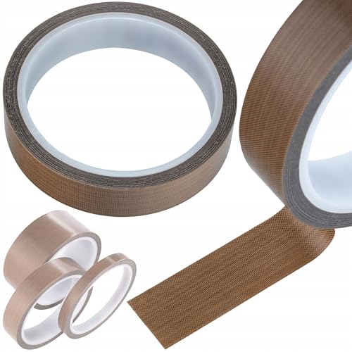 Rosfix PTFE Klebeband – Teflonband 0,18mm | 25mm x 10m | Temperaturbeständigkeit -70°C bis +300°C | Universal einsetzbar | Thermoschutzband Rosfix PTFE Klebeband – Teflonband 0,18mm | 25mm x 10m | Temperaturbeständigkeit -70°C bis +300°C | Universal einsetzbar | Thermoschutzband von Rosfix