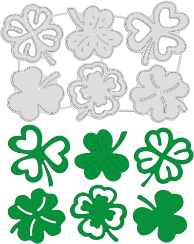 Kleeblatt-Stanzformen, Metall-Stanzschablonen, Herz-Stanzformen für Kartenherstellung und DIY, Scrapbooking, Papier, Scrapbooking, Dekoration, Stanzformen Kleeblatt-Stanzformen, Metall-Stanzschablonen, Herz-Stanzformen für Kartenherstellung und DIY, Scrapbooking, Papier, Scrapbooking, Dekoration, Stanzformen von Rosojodg