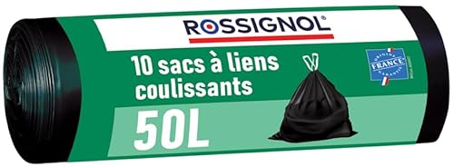 Rossignol BAGY Müllbeutel, 85% Polyethylen, Davon mindestens 50% nachwachsende Pflanzenstoffe / 15% Additiv und Mischung, Schwarz, one Size von ROSSIGNOL