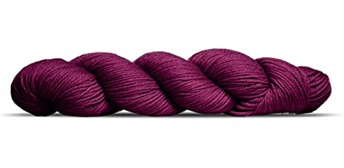 Rosy Green Wool Lovely Merino Treat Farbe 105 Brombeersorbet, Bio Merinowolle GOTS zertifizierte Biowolle zum Stricken oder Häkeln für Nadelstärke 3,5-4,5 mm von Rosy Green / theofeel