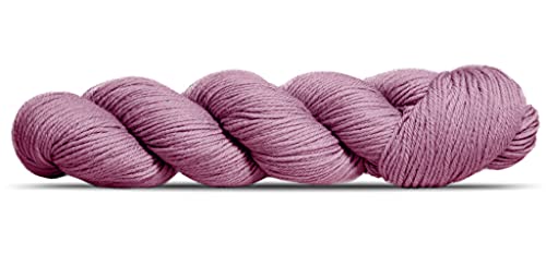 Rosy Green Wool Lovely Merino Treat Farbe 138 Rosa Orchidee, Bio Merinowolle GOTS zertifizierte Biowolle zum Stricken oder Häkeln für Nadelstärke 3,5-4,5 mm von Rosy Green / theofeel