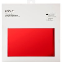Cricut Transferfolie "Foil Transfer - Sheets Red" von Rot