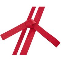 Papierstreifen "Goldsterne" - Rot von Rico Design