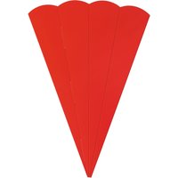 Schultüten-Rohling, 68 cm - Rot von Rot