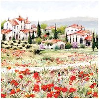 Serviette "Toscana Landschaft" von ambiente
