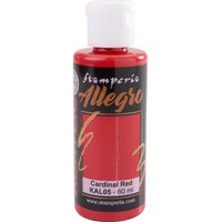 Stamperia "Allegro Acrylic" - Cardinal Red von Rot