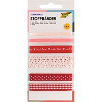 Stoffbänder-Mix "Rosy Love" Stoffbänder-Mix "Rosy Love" von folia