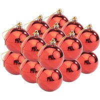 Weihnachtskugeln aus Kunststoff, 18 Stück - Rot-Glänzend Weihnachtskugeln aus Kunststoff, 18 Stück - Rot-Glänzend von Othmar Decorations
