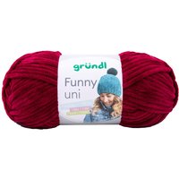 Wolle Funny Uni - Farbe 23 von Rot