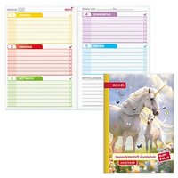 ROTH Hausaufgabenheft Einhornwiese Klipp & Klar liniert A5 ohne Rand, 96 Blatt ROTH Hausaufgabenheft Einhornwiese Klipp & Klar liniert A5 ohne Rand, 96 Blatt von Roth
