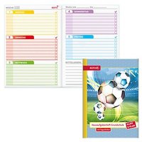 ROTH Hausaufgabenheft Fußball Klipp & Klar liniert A5 ohne Rand, 96 Blatt ROTH Hausaufgabenheft Fußball Klipp & Klar liniert A5 ohne Rand, 96 Blatt von Roth