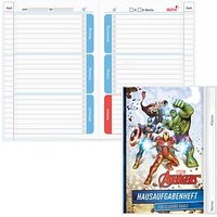 ROTH Hausaufgabenheft Marvel Avengers für clevere Faule liniert A5 ohne Rand, 104 Blatt von Roth