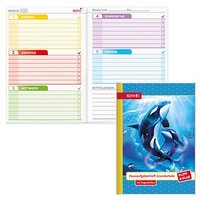 ROTH Hausaufgabenheft Orcas Klipp & Klar liniert A5 ohne Rand, 96 Blatt ROTH Hausaufgabenheft Orcas Klipp & Klar liniert A5 ohne Rand, 96 Blatt von Roth