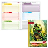 ROTH Hausaufgabenheft T-Rex Klipp & Klar liniert A5 ohne Rand, 96 Blatt ROTH Hausaufgabenheft T-Rex Klipp & Klar liniert A5 ohne Rand, 96 Blatt von Roth