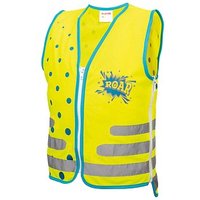 ROTH Jungen Kinder-Warnweste Roar neongelb Einheitsgröße von Roth