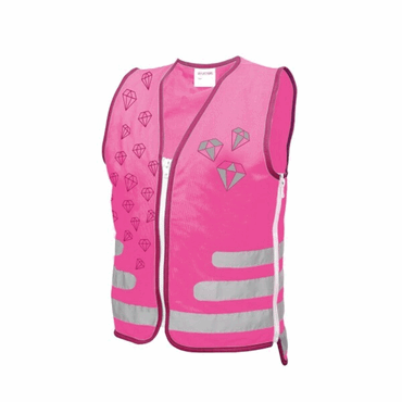 Roth Kinder-Warnweste ReflActions Diamant - pink. von Roth