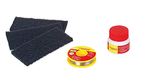 ROTHENBERGER Industrial 5-teiliges Weichlötset inkl. 3 x Reinigungsvlies, 1 x Flussmittelpaste, 1 x Fittingslot - 45227 ROTHENBERGER Industrial 5-teiliges Weichlötset inkl. 3 x Reinigungsvlies, 1 x Flussmittelpaste, 1 x Fittingslot - 45227 von Rothenberger