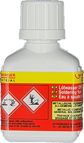 Rothenberger Industrial Lötwasserflasche, 24ml, DIN EN 29454, 1, 3.1.1.A, 035719E, 24g von Rothenberger