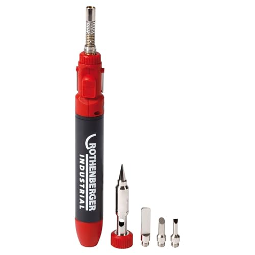 ROTHENBERGER Industrial Micropen Set 1300 Gaslötkolben | Brennkolben | inkl. 4 x Lötspitze | Arbeitstemperatur: ca. 450 °C – 600 °C | wiederbefüllbar | Feinlötarbeiten 35120 ROTHENBERGER Industrial Micropen Set 1300 Gaslötkolben | Brennkolben | inkl. 4 x Lötspitze | Arbeitstemperatur: ca. 450 °C – 600 °C | wiederbefüllbar | Feinlötarbeiten 35120 von Rothenberger