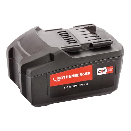 ROTHENBERGER RO BP18/4 Wiederaufladbar Li-HD Akku, 4Ah Kapazität, 18V | 1000001653 | Modernste Akku-Technologie für intelligente Batteriemanagement von Rothenberger