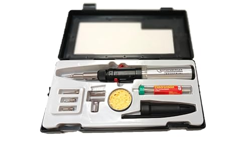 ROTHENBERGER Industrial Hot Pen Piezo, Gaslötkolben, 10 teilig, im praktischen Kunststoffkoffer, 36060 von Rothenberger