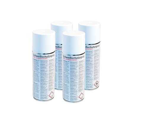 ROTHENBERGER Industrial Schweißschutzspray 4 x 400 ml reinigt Schweißdüsen & verhindert Anhaften Schweißspritzern – silikonfreies Schweiß-Trennspray bietet lückenlosen Schutz beim Schweißen 40600 von Rothenberger