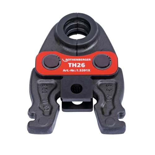 ROTHENBERGER Pressbacke Compact, TH Pressbacken Kontur, 26mm Arbeitsbereich Durchmesser | 015391X | Pressbacke, Presszange, Pressbacke für Pressfittinge ROTHENBERGER Pressbacke Compact, TH Pressbacken Kontur, 26mm Arbeitsbereich Durchmesser | 015391X | Pressbacke, Presszange, Pressbacke für Pressfittinge von Rothenberger