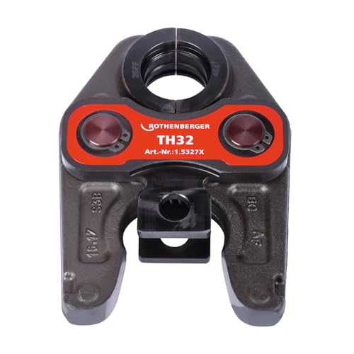 ROTHENBERGER Pressbacke Standard, TH Pressbacken Kontur, 32mm Arbeitsbereich Durchmesser | 015327X | Pressbacke, Presszange, Pressbacke für Pressfittinge ROTHENBERGER Pressbacke Standard, TH Pressbacken Kontur, 32mm Arbeitsbereich Durchmesser | 015327X | Pressbacke, Presszange, Pressbacke für Pressfittinge von Rothenberger