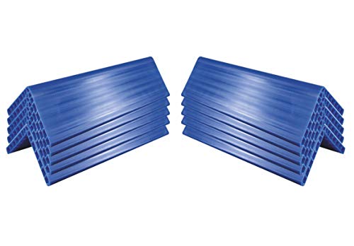 (10x) Kantenschutzwinkel 1.000 mm – Blau | 120 x 120 x 12 mm | Kantenschoner aus PE-Kunststoff | bruchfest, formstabil & kältebeständig – für Ladungssicherung mit Zurrgurten von Rothschenk