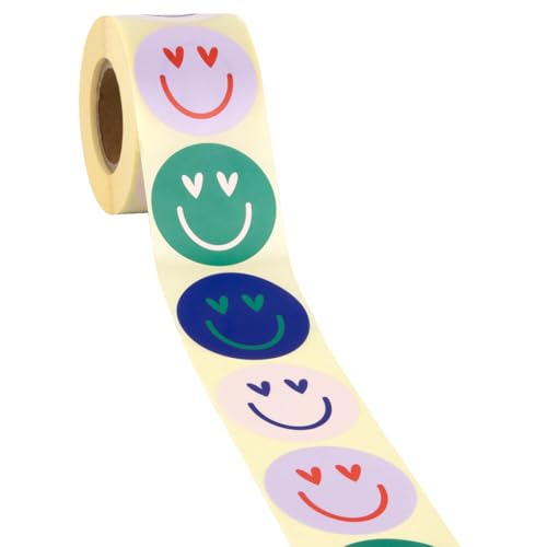 500x Aufkleber 'Smiley' sortiert 50mm - Sticker - Verschlussetiketten - Siegel Aufkleber - Etiketten 500x Aufkleber 'Smiley' sortiert 50mm - Sticker - Verschlussetiketten - Siegel Aufkleber - Etiketten von Rotim.nl