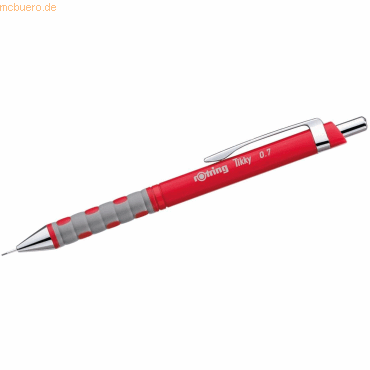 Rotring Feinminenbleistift Tikky 0,7mm HB rot von Rotring