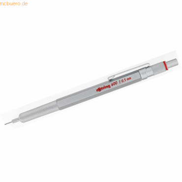 Rotring Feinminenbleistift 600 0,5mm HB silber von Rotring