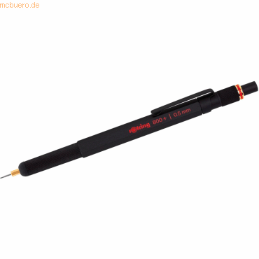 Rotring Feinminenbleistift 800+ 0,5mm HB matt schwarz von Rotring