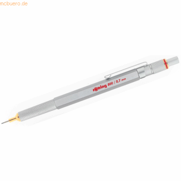 Rotring Feinminenbleistift 800 0,7mm HB silber von Rotring