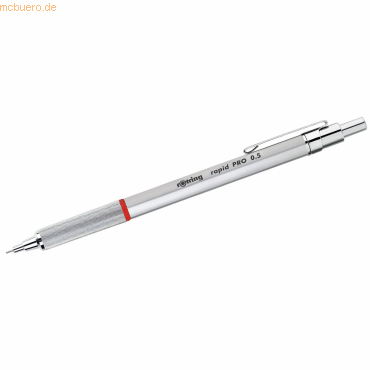 Rotring Feinminenbleistift rapid Pro 0,5mm HB chrom plattiert von Rotring