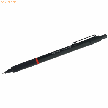 Rotring Feinminenbleistift rapid Pro 0,7mm HB matt schwarz von Rotring