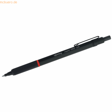 Rotring Feinminenbleistift rapid Pro 2,0mm HB matt schwarz von Rotring