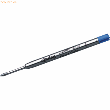 5 x Rotring Kugelschreibermine Parkersystem blau von Rotring