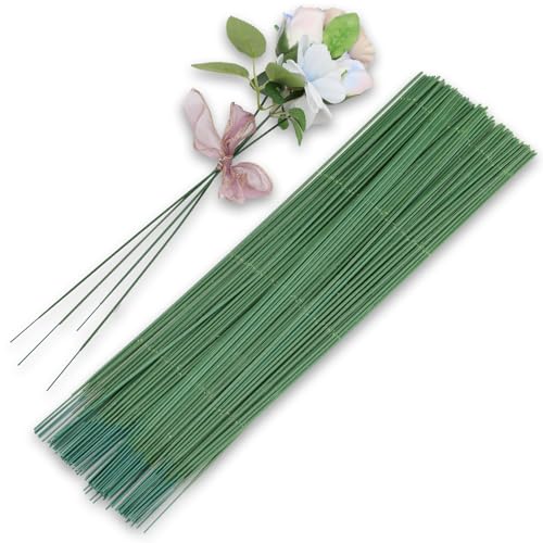 Roucerlin 100 Stück 36 cm grüne Blumendrahtstiele, 12 Gauge/2 mm, künstliche Blumenstiele, Kunstblumendraht, grüne Stäbe für Blumenstrauß, Arrangement, Häkelarbeiten, Kranzherstellung Roucerlin 100 Stück 36 cm grüne Blumendrahtstiele, 12 Gauge/2 mm, künstliche Blumenstiele, Kunstblumendraht, grüne Stäbe für Blumenstrauß, Arrangement, Häkelarbeiten, Kranzherstellung von Roucerlin