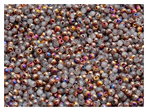 150 pcs Runde Perlen 2 mm, Alabaster halb Sliperit, Tschechisches Glas 150 pcs Runde Perlen 2 mm, Alabaster halb Sliperit, Tschechisches Glas von Round Beads