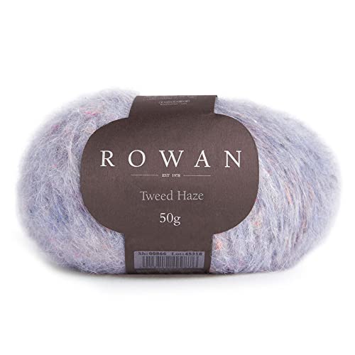 Rowan Tweed Haze color 552, Tweedwolle, edles Mischgarn aus Kid Mohair und superfine Alpaka zum Stricken oder Häkeln, 9802242 von Rowan / theofeel
