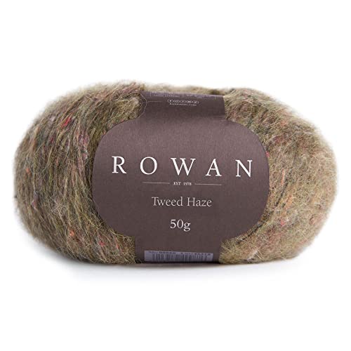 Rowan Tweed Haze color 554, Tweedwolle, edles Mischgarn aus Kid Mohair und superfine Alpaka zum Stricken oder Häkeln, 9802242 von Rowan / theofeel