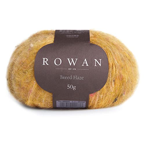 Rowan Tweed Haze color 555, Tweedwolle, edles Mischgarn aus Kid Mohair und superfine Alpaka zum Stricken oder Häkeln, 9802242 von Rowan / theofeel