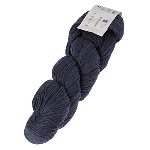 Rowan 9802143-00635 Handstrickgarn, Baumwolle, 50% Leinen, Stormy, onesize von Rowan