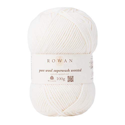 Rowan 9802170-00101 Handstrickgarn, 100% Wolle, Ivory, onesize von Rowan